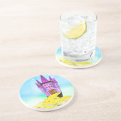 Fairytail Castle Sandstein Untersetzer (Seite)