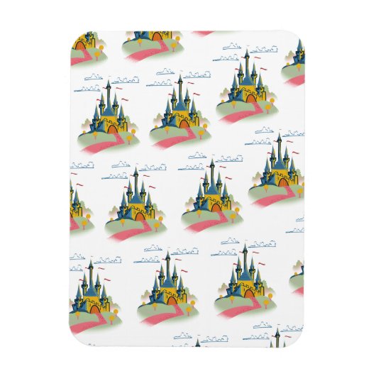 Fairytail-Schlossmuster Magnet (Vertikal)