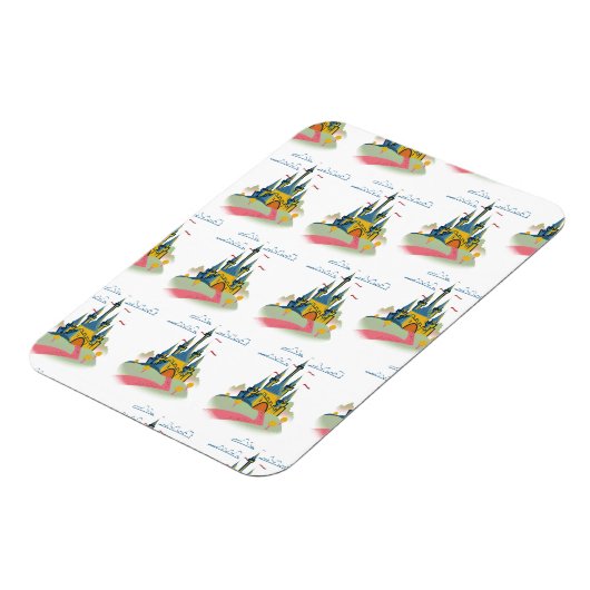 Fairytail-Schlossmuster Magnet (Linke Seite)