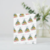 Fairytail-Schlossmuster Postkarte (Stehend Vorderseite)