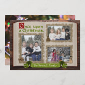 Fairytail Story Book Foto Weihnachtskarte Einladung (Vorne/Hinten)