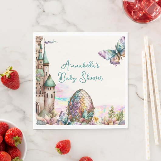 Fairytale Baby Dragon Egg Serviette (Beispiel)