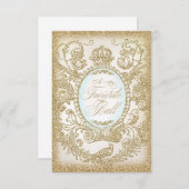 Fairytale Ball Prom 3,5 x 5 Einladung (Vorne/Hinten)