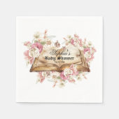 Fairytale Book Baby Shower Serviette (Vorderseite)