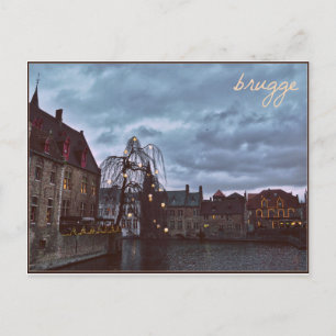 Fairytale Brugge Postcard Postkarte