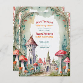 Fairytale Burg Fairycore Princess Birthday Girl