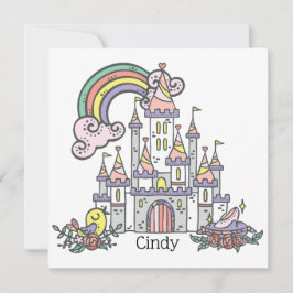 Fairytale Burg Individuelle Name Princess