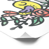 Fairytale Burg Individuelle Name Princess Poster (Ecke)