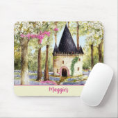 Fairytale Burg Mit Monogramm Mousepad (Mit Mouse)