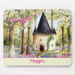 Fairytale Burg Mit Monogramm Mousepad