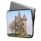 Fairytale Burg Perfekt zum Geburtstag und Fantasy- Laptopschutzhülle (Vorderseite Links)