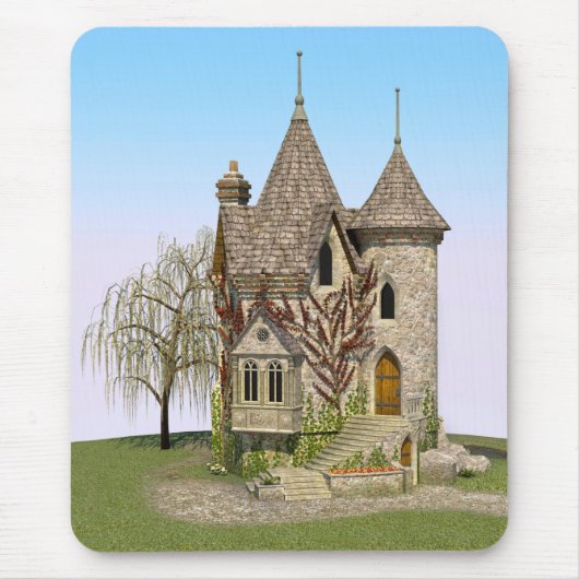 Fairytale Burg Perfekt zum Geburtstag und Fantasy- Mousepad (Vorne)