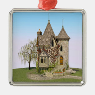 Fairytale Burg Perfekt zum Geburtstag und Fantasy- Ornament Aus Metall