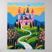 Fairytale Burgen von Bellinzona Poster (Vorne)
