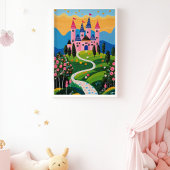 Fairytale Burgen von Bellinzona Poster