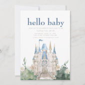 Fairytale Castle Fantasy Baby Dusche Einladung (Vorderseite)