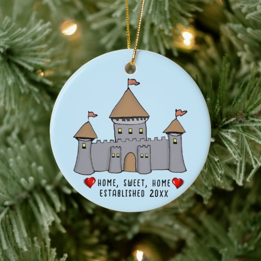 Fairytale Castle Keramik Ornament (Baum)