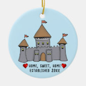 Fairytale Castle Keramik Ornament (Vorne)