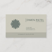 Fairytale Castle Purple Floral Mountain Forest Visitenkarte (Rückseite)