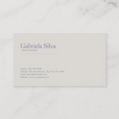 Fairytale Castle Purple Floral Open Storybook Visitenkarte (Rückseite)