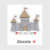 Fairytale Castle Sketch Aufkleber (Blatt)