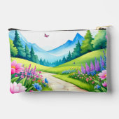 Fairytale Castle Zippered Pouch Accessory Bag Zubehörtasche (Rückseite)
