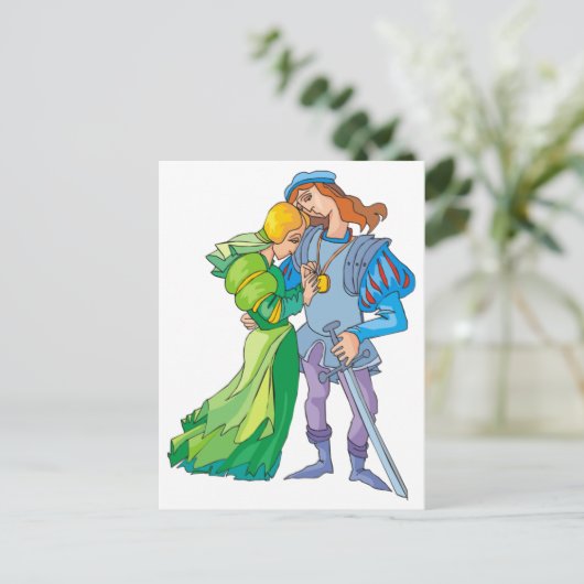 Fairytale Couple Postkarte (Stehend Vorderseite)