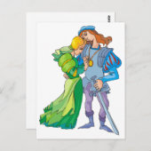 Fairytale Couple Postkarte (Vorne/Hinten)