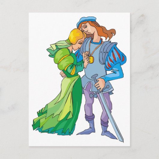 Fairytale Couple Postkarte (Vorderseite)