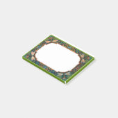 Fairytale Dragonfly-Grenze Post-it Klebezettel (angewinkelt)