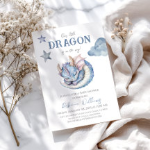 Fairytale Dreamy Dragon Baby Dusche