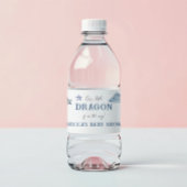 Fairytale Dreamy Dragon Baby Dusche Wasserflaschenetikett