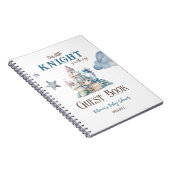 Fairytale Dreamy Dragon Knight Baby Shooter Guest Notizblock (Rechte Seite)