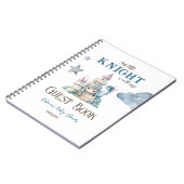 Fairytale Dreamy Dragon Knight Baby Shooter Guest Notizblock (Linke Seite)