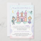 Fairytale Einladung, Royal Princess Party Einladung (Vorderseite)