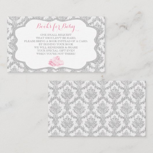 Fairytale Einmal bei einem Time Book Request Graur Begleitkarte (Vorne/Hinten)