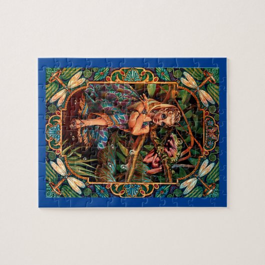 Fairytale Elf Prinzessin und Frosch Puzzle (Horizontal)