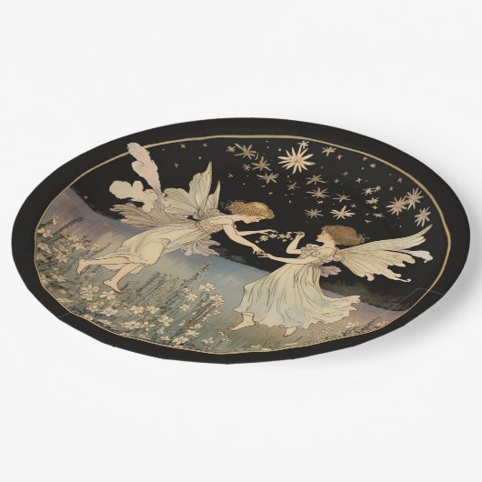 FAIRYTALE, FAIRY BIRTHDAY PARTY PAPPTELLER (Schrägansicht)