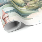 Fairytale Fairyland Burgen von Bellinzona Geschenkpapier (Rolleneckpunkt)