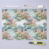 Fairytale Fairyland Burgen von Bellinzona Seidenpapier (Handwerk)