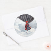 Fairytale Fantasy Art Sticker - Wolf Innerhalb (Umschlag)