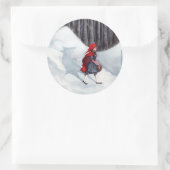 Fairytale Fantasy Art Sticker - Wolf Innerhalb (Tasche)