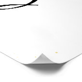 Fairytale Fantasy Baby Dusche Begrüßungszeichen Poster (Ecke)