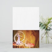 Fairytale Fantasy Destiny Whimsical Dreams Briefpapier (Stehend Vorderseite)