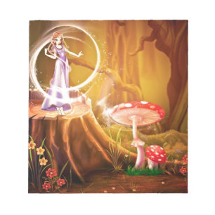Fairytale Fantasy Destiny Whimsical Dreams Notizblock