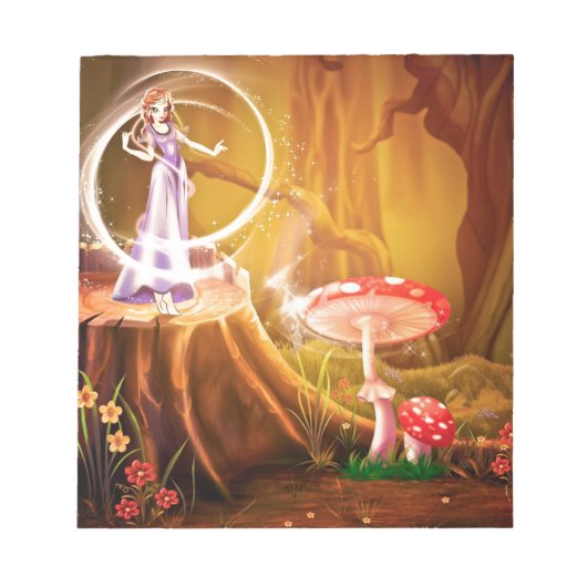 Fairytale Fantasy Destiny Whimsical Dreams Notizblock (Vorderseite)