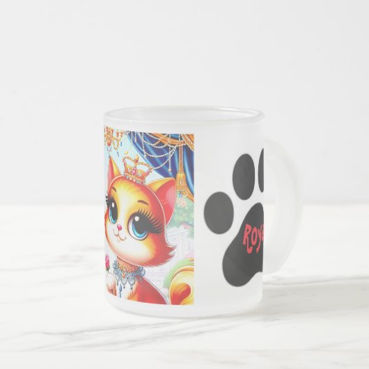 Fairytale Feline Mattglastasse (VorderseiteRechts)