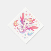 Fairytale Fiery Dragon Baby Dusche Serviette (Ecke)