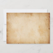 Fairytale Flowers Book Story Baby Shower Einladung (Rückseite)