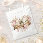 Fairytale Flowers Rose Baby Shower Geschenktütchen (Ausgeschnitten)